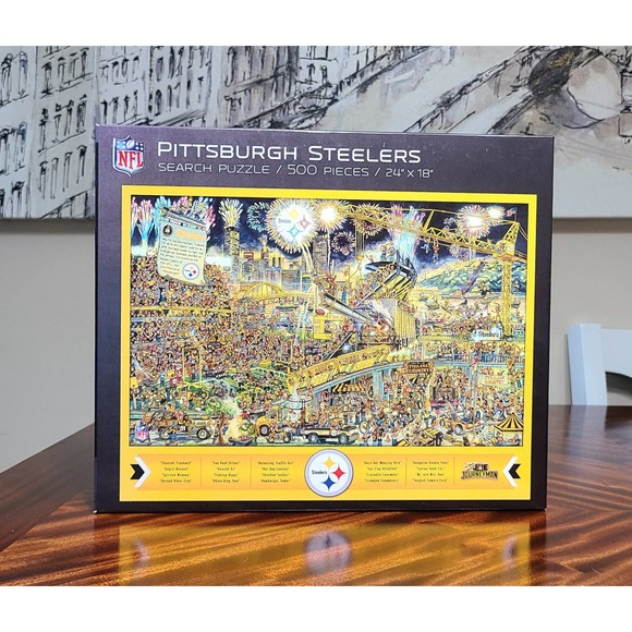 Steelers Find Joe Journeyman 500 Piece Puzzle - Picture 1 of 3